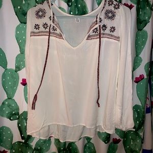 White Peasant Blouse
